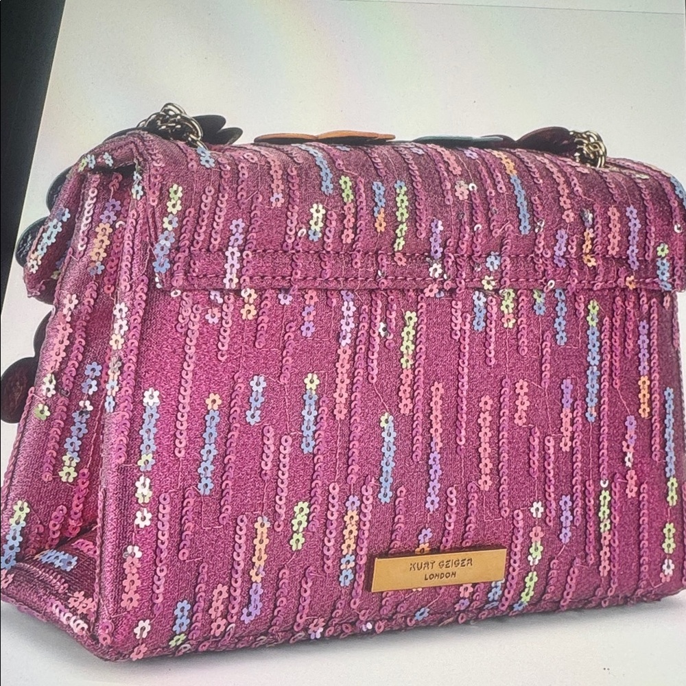 Kurt Geiger London Medium Kensington Daisy Convertible Shoulder Bag - Picture 3 of 16